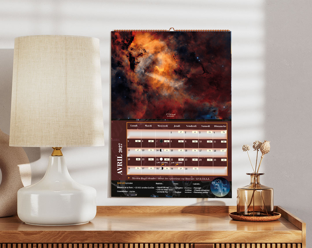 calendrier astrophotographique 2027 – Image 3